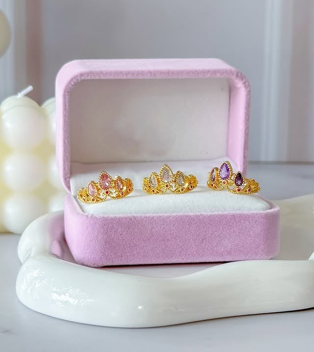 Anillo Corona Princesa Rapunzel