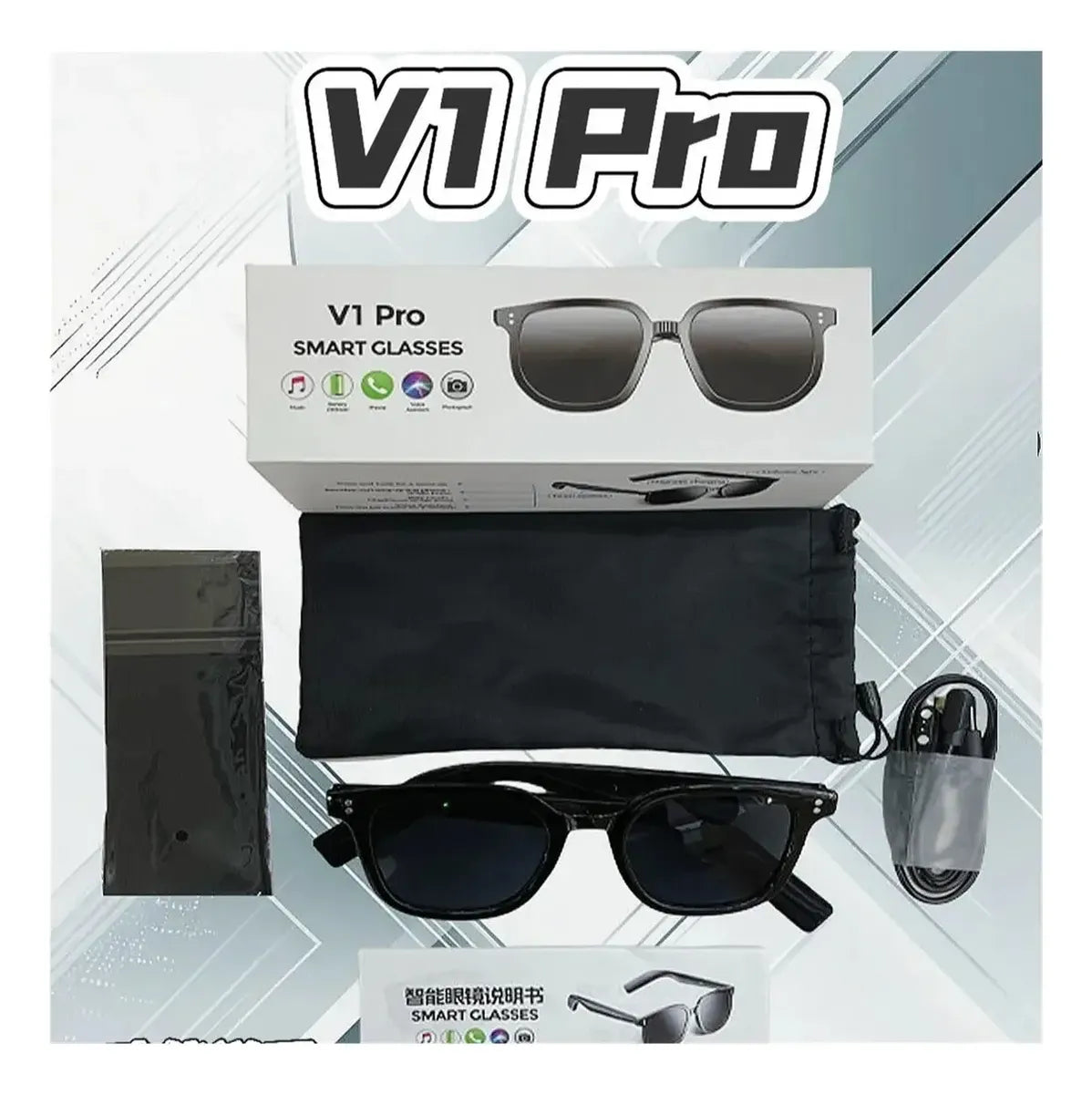 FreeBeat Glasses™ Libérate de cables y auriculares. Escucha música y responde llamadas sin usar las manos.