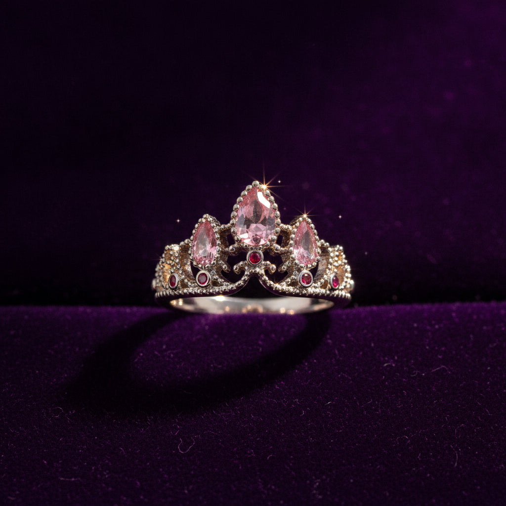 Anillo Corona Princesa Rapunzel