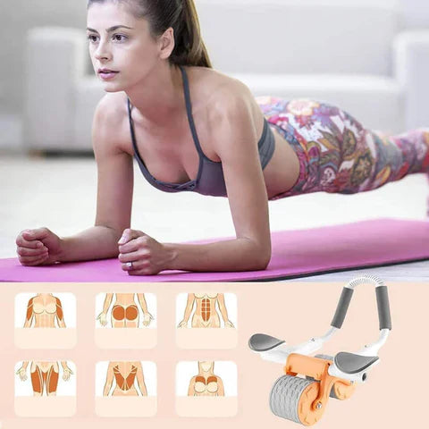 Rodillo Abdominal Fitness  AbForceX™ – Abdomen Definido y Core de Acero en Casa