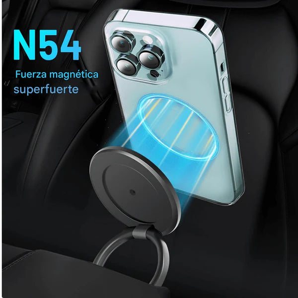 MagLock™ 360°: Tu celular firme en cualquier lugar, en cualquier ángulo