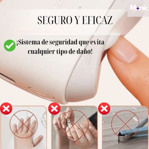 NailPro™ Cortaúñas Eléctrico 2‑en‑1: corta y lima en un solo clic, sin pellizcos ni caos