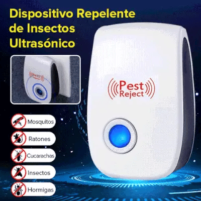 Repelente Ultrasónico Pack X3: Aleja ratones y plagas sin químicos ni trampas.