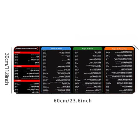 ProDesk™ — La alfombrilla con atajos que multiplican tu productividad.