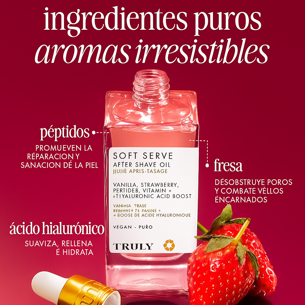 Soft Serve Truly Serum original 90ml – piel uniforme, aroma que enamora