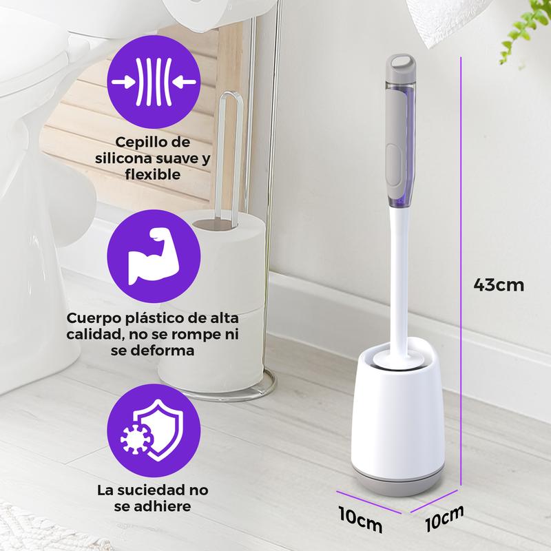 Cleanova™ El Cepillo de Inodoro que Limpia Mejor, No Guarda Olores y No Da Asco