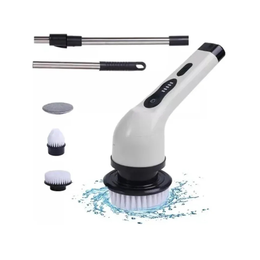 PuraClean™ Scrubber Cepillo Electrico Retractil - Elimina jabón pegado y sarro en segundos.