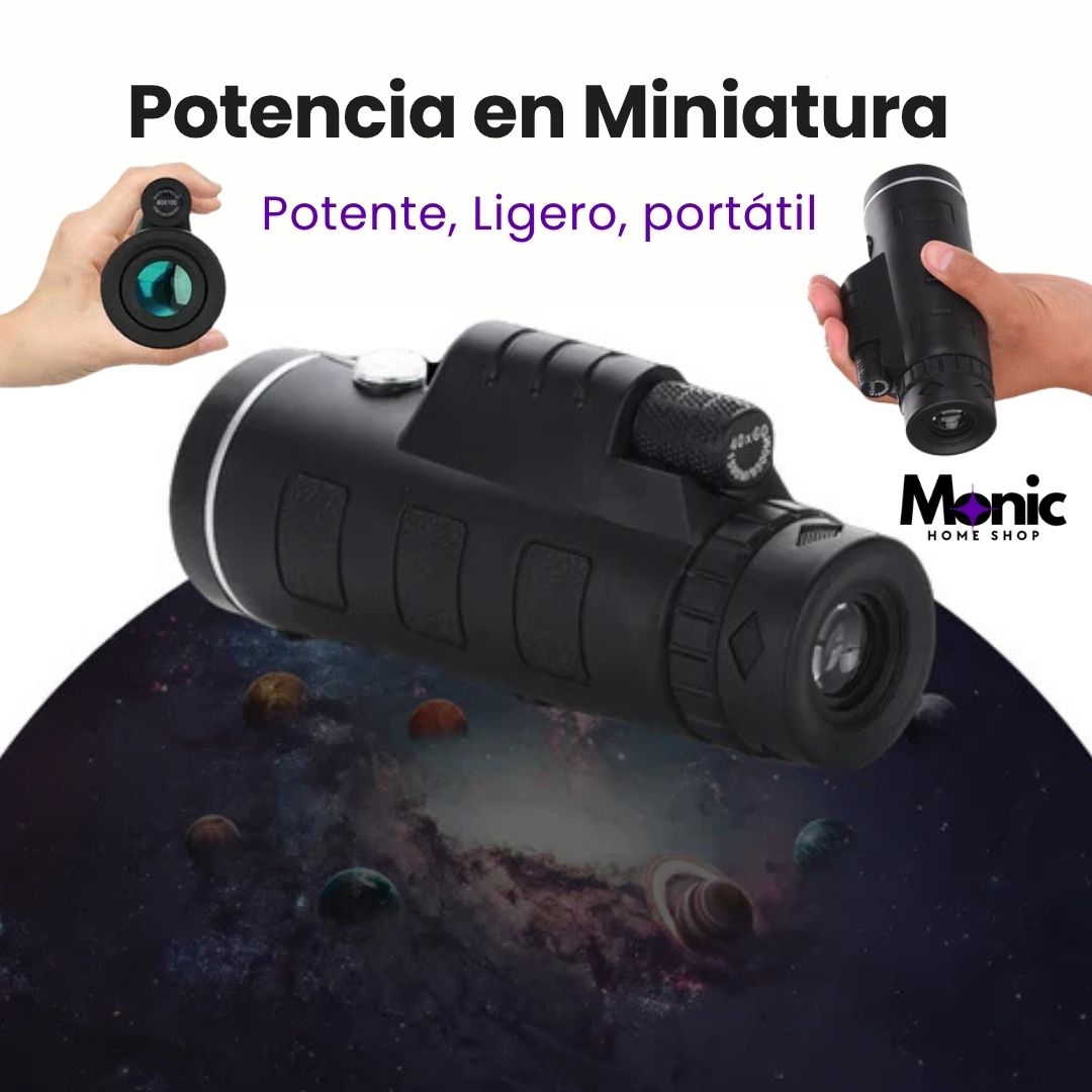 Stellar™ 500x | Telescopio Portátil con Visión Nocturna y Adaptador Móvil