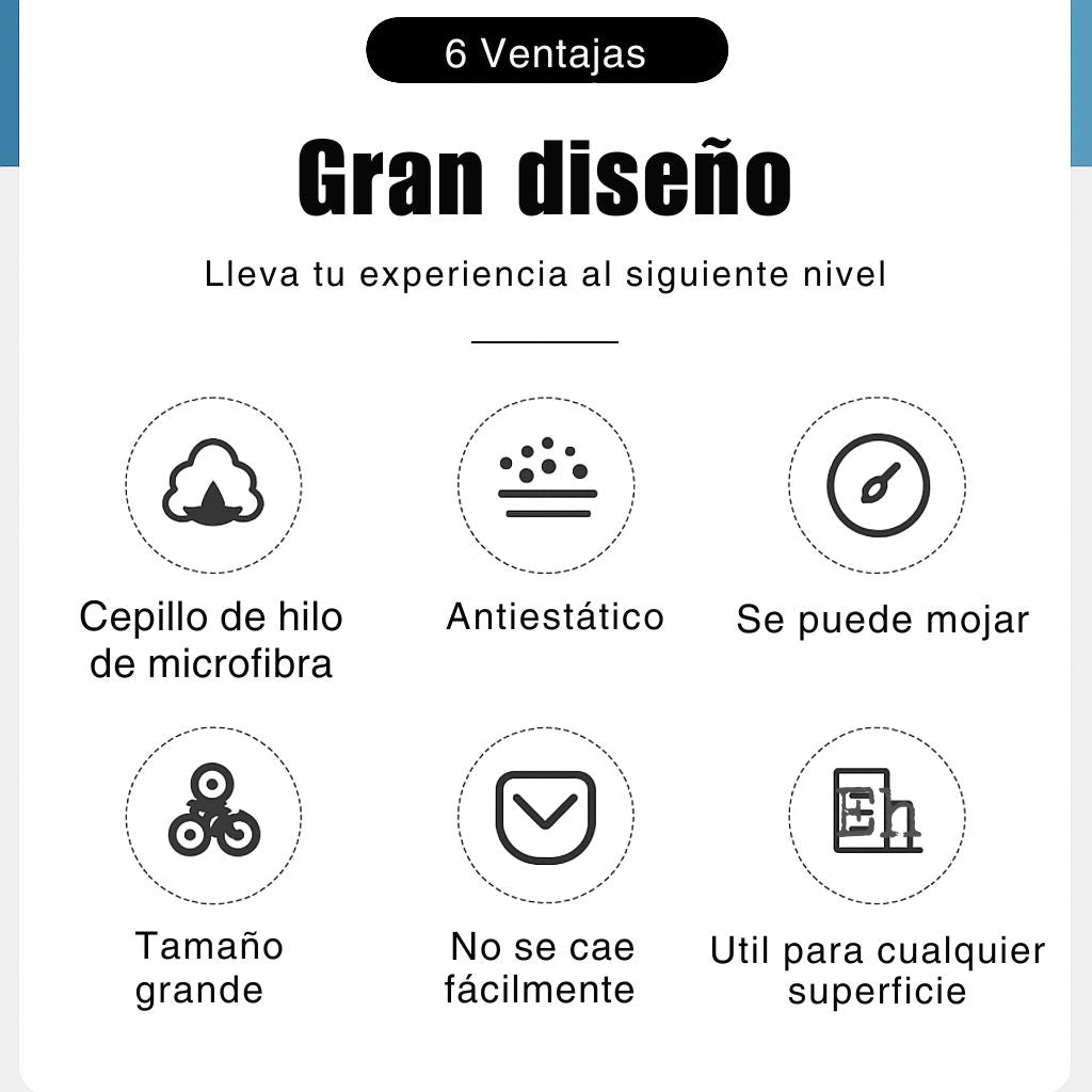AutoBrillo™ – Pería Extensible de Microfibra Ultra-Suave