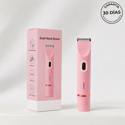 Depiladora Electrica Femenina 2 en 1 Razerly™- Doble Cabezal para Todo el Cuerpo