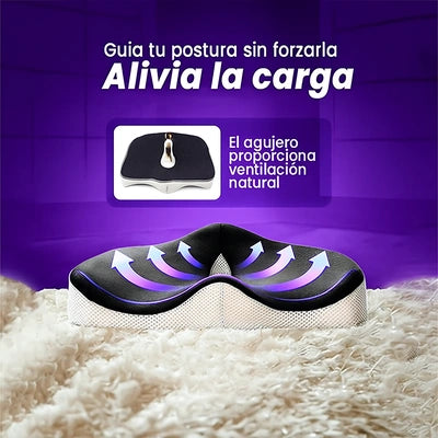 ErgoFlex™ Cojín Ergonómico Ultra Confort: Siéntate Bien, Trabaja Mejor