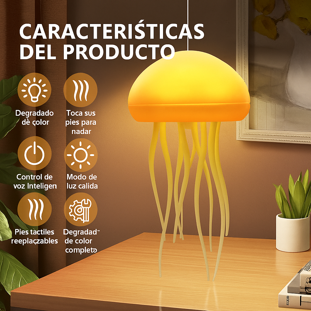 ¡Ilumina tu espacio con estilo! Lámpara Medusa LED Medulux™: elegancia moderna y ahorro energético