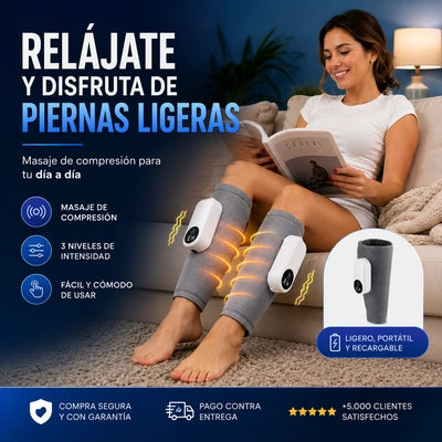 Masajeador de Pantorrilla con Calor y Compresion de Aire