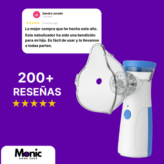Nebulizador Portátil Mesh: Alivio Respiratorio en Cualquier Lugar