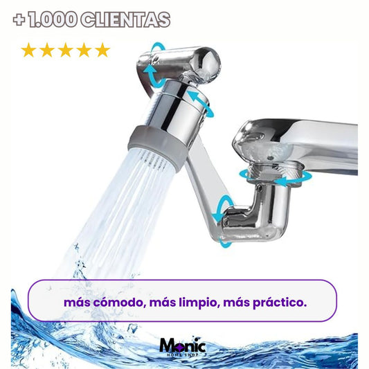 Combo x2 Extensores de Grifo Smart Flow™ – Limpieza total sin salpicones
