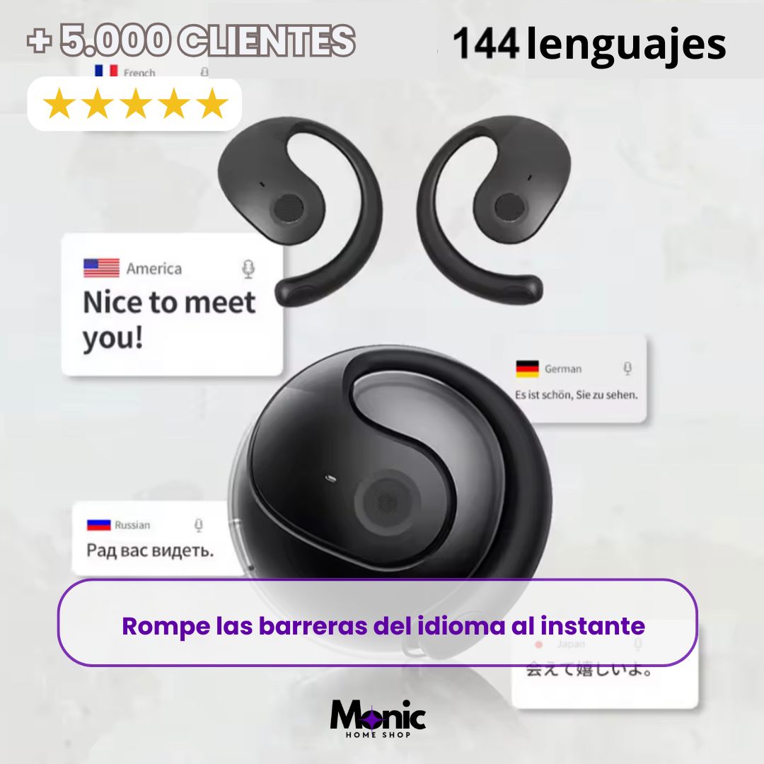 Auriculares Traductores – Escucha y entiende en cualquier idioma