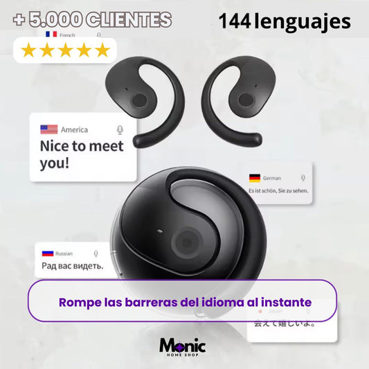 Auriculares Traductores – Escucha y entiende en cualquier idioma