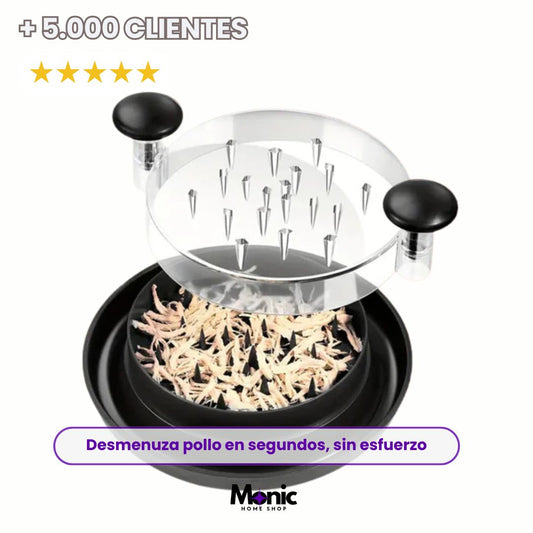 DesmechaPro™ Desmenuzadora de Pollo y Carne Giratoria: ¡5x más rápido, sin esfuerzo!