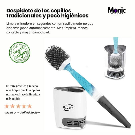Cleanova™ El Cepillo de Inodoro que Limpia Mejor, No Guarda Olores y No Da Asco