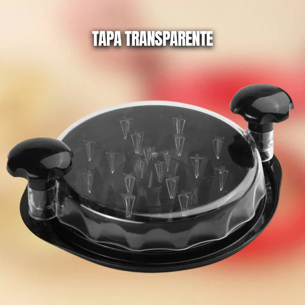 DesmechaPro™ Desmenuzadora de Pollo y Carne Giratoria: ¡5x más rápido, sin esfuerzo!