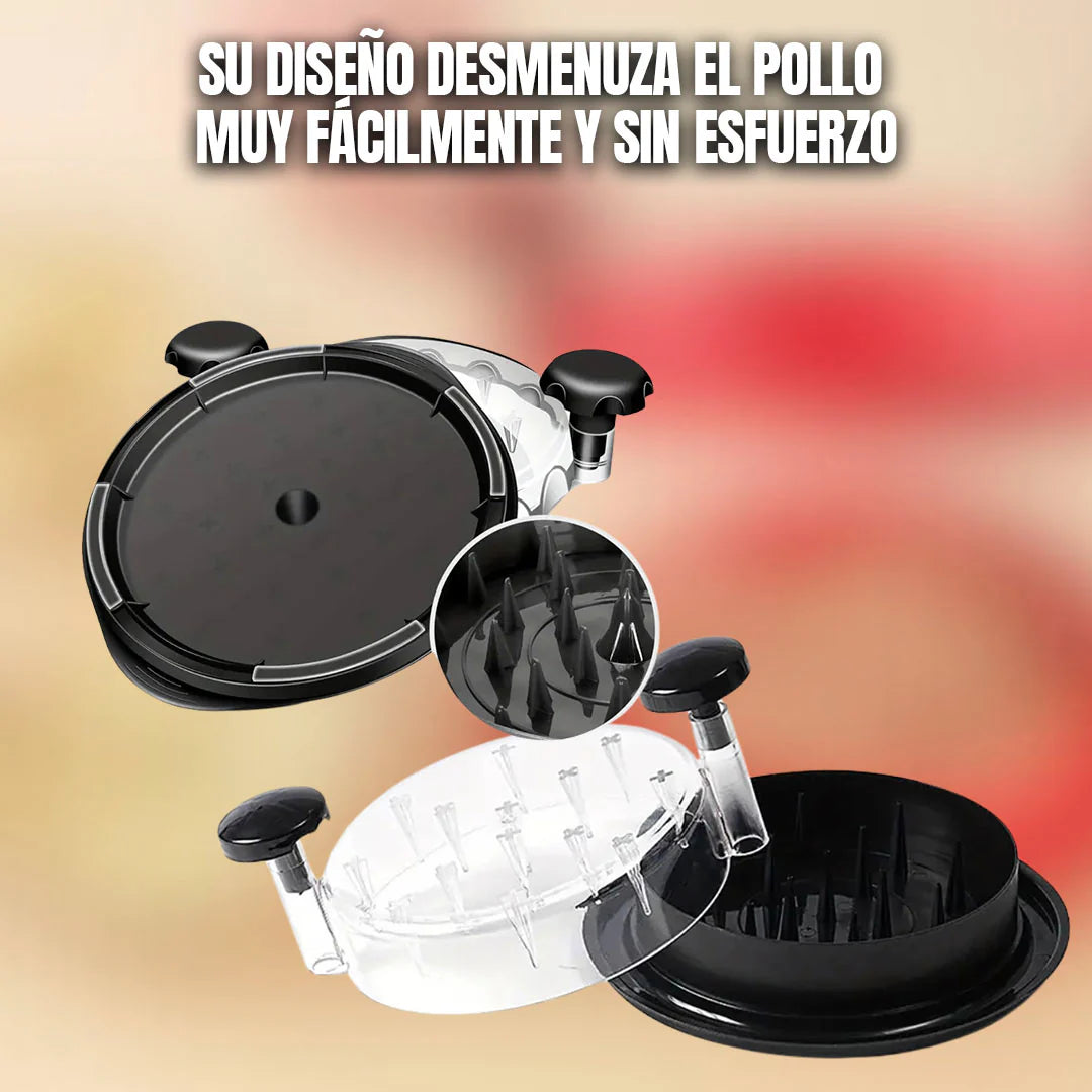 DesmechaPro™ Desmenuzadora de Pollo y Carne Giratoria: ¡5x más rápido, sin esfuerzo!