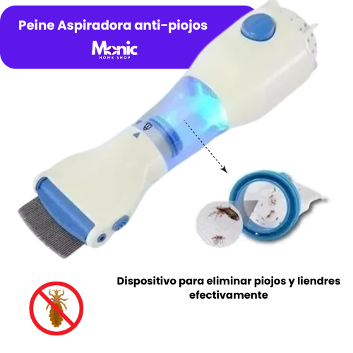 Aspiradora Quita Piojos Eléctrica Recargable – Seguro, Sin Químicos y Súper Efectivo