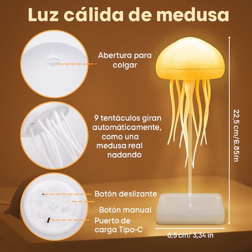 ¡Ilumina tu espacio con estilo! Lámpara Medusa LED Medulux™: elegancia moderna y ahorro energético