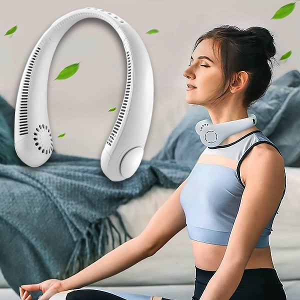 Ventilador de Cuello  FreskAir™ – Frescura manos libres al instante