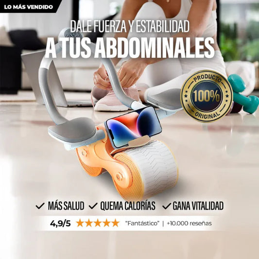 Rodillo Abdominal Fitness  AbForceX™ – Abdomen Definido y Core de Acero en Casa