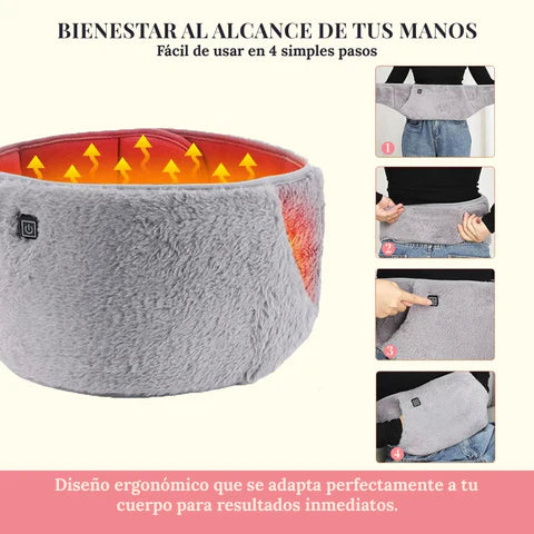 Thermifem™ Almohadilla térmica portátil-calor relajante para aliviar las molestias menstruales.
