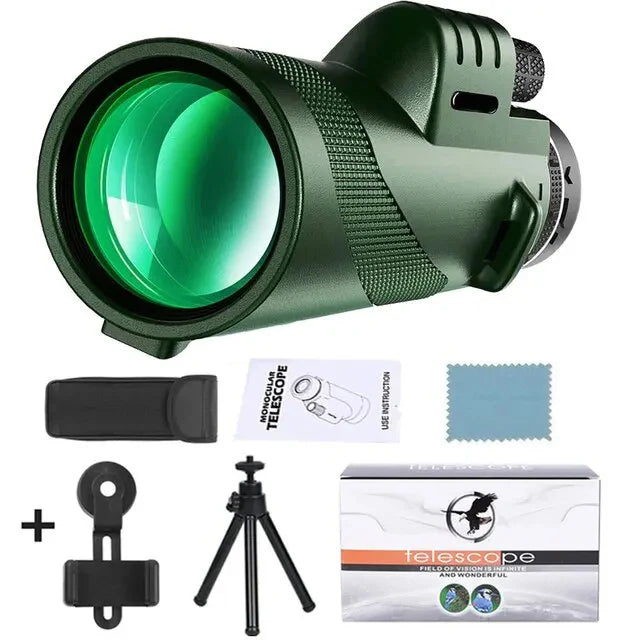 Stellar™ 500x | Telescopio Portátil con Visión Nocturna y Adaptador Móvil