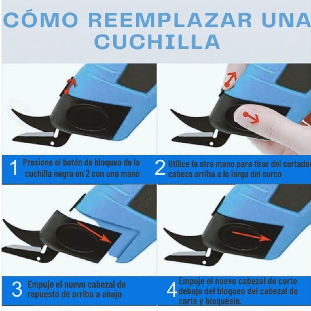 ComfortCut™ Tijeras Eléctricas Recargables: corta fácil, rápido y sin forzar la mano