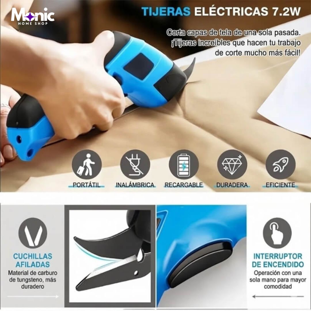 ComfortCut™ Tijeras Eléctricas Recargables: corta fácil, rápido y sin forzar la mano