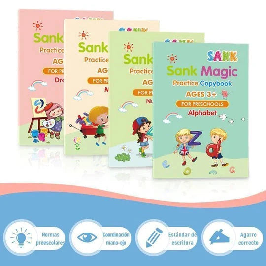 Set Libros De Aprendizaje Montessori X4 Und