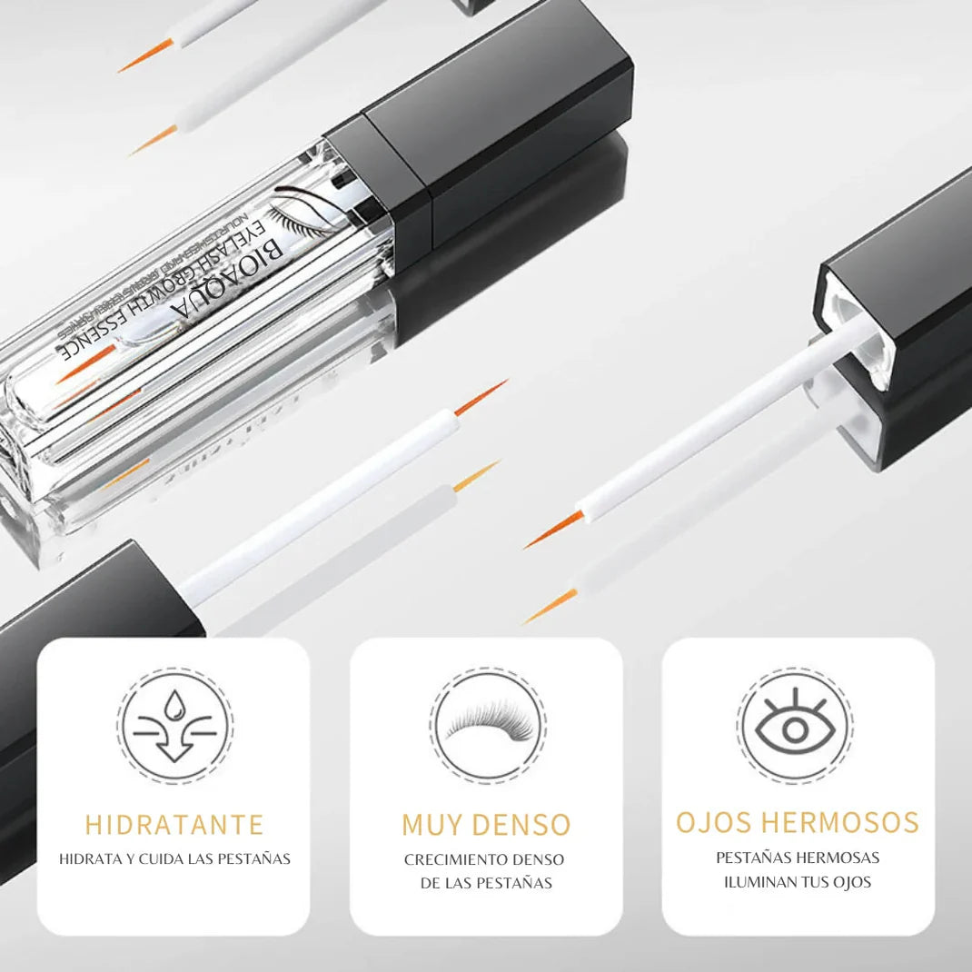 Bioaqua Lash Serum 2X1 - Más longitud y volumen visible en semanas