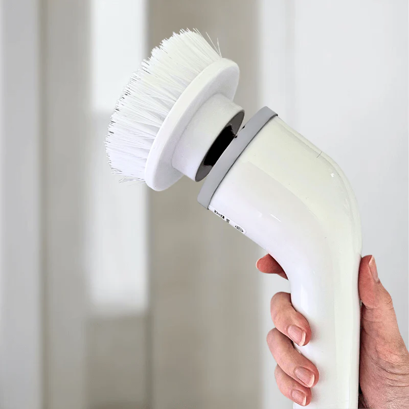 PuraClean™ Scrubber Cepillo Electrico Retractil - Elimina jabón pegado y sarro en segundos.