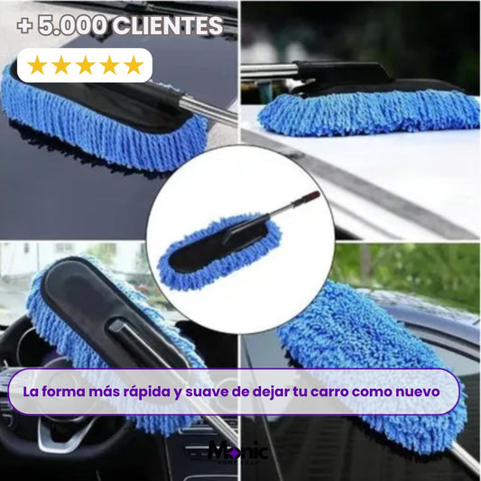 AutoBrillo™ – Pería Extensible de Microfibra Ultra-Suave