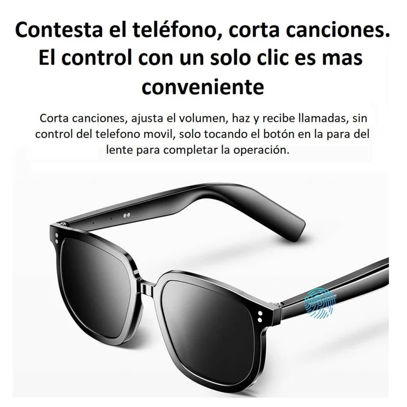 FreeBeat Glasses™ Libérate de cables y auriculares. Escucha música y responde llamadas sin usar las manos.